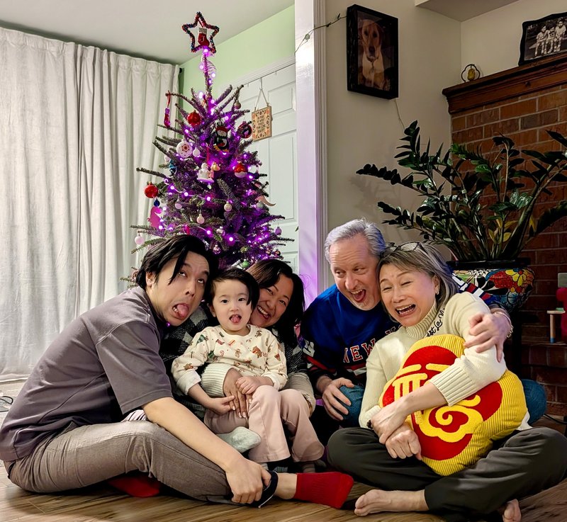Jaslan and family — tap to see a surprise